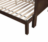 Stamos Walnut Twin/Full Bunk Bed from Furniture of America - Luna Furniture