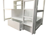 Callistus White Bunk Bed from Furniture of America - Luna Furniture