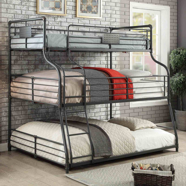 Olga Antique Black Twin/Full/Queen Bunk Bed