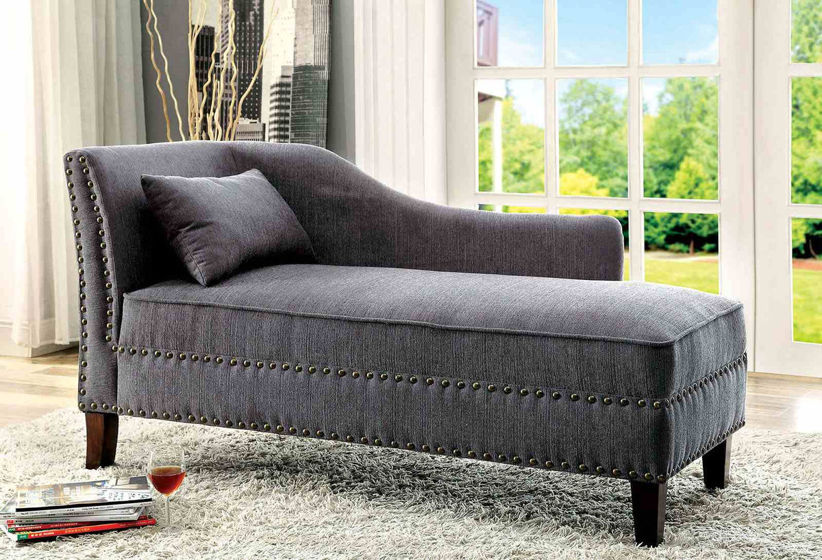 Stillwater Gray Bench from Furniture of America - Luna Furniture