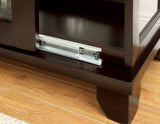 Ludden Dark Walnut Curio from Furniture of America - Luna Furniture