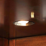 Voltaire Dark Cherry Corner Curio Cabinet from Furniture of America - Luna Furniture