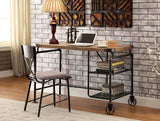 Olga Antique Black Desk from Furniture of America - Luna Furniture