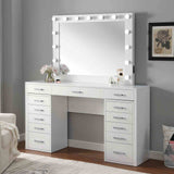Aphrodite White Vanity from Furniture of America - Luna Furniture