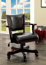 Rowan Cherry 5 Pc Dining Table Set from Furniture of America - Luna Furniture