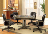 Yelena Gray 5 Pc Dining Table Set from Furniture of America - Luna Furniture