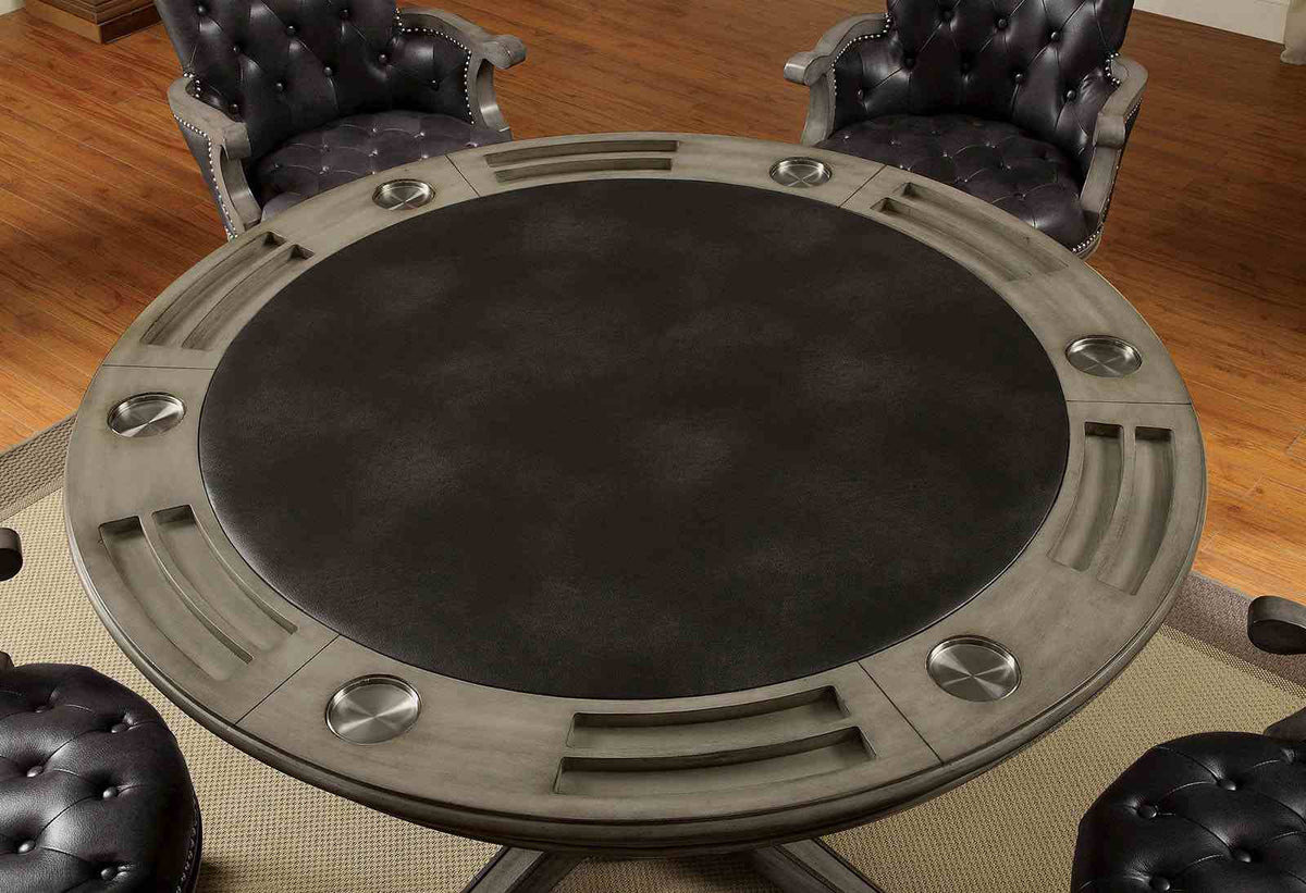 Yelena Gray 5 Pc Dining Table Set from Furniture of America - Luna Furniture