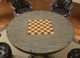 Yelena Gray 5 Pc Dining Table Set from Furniture of America - Luna Furniture