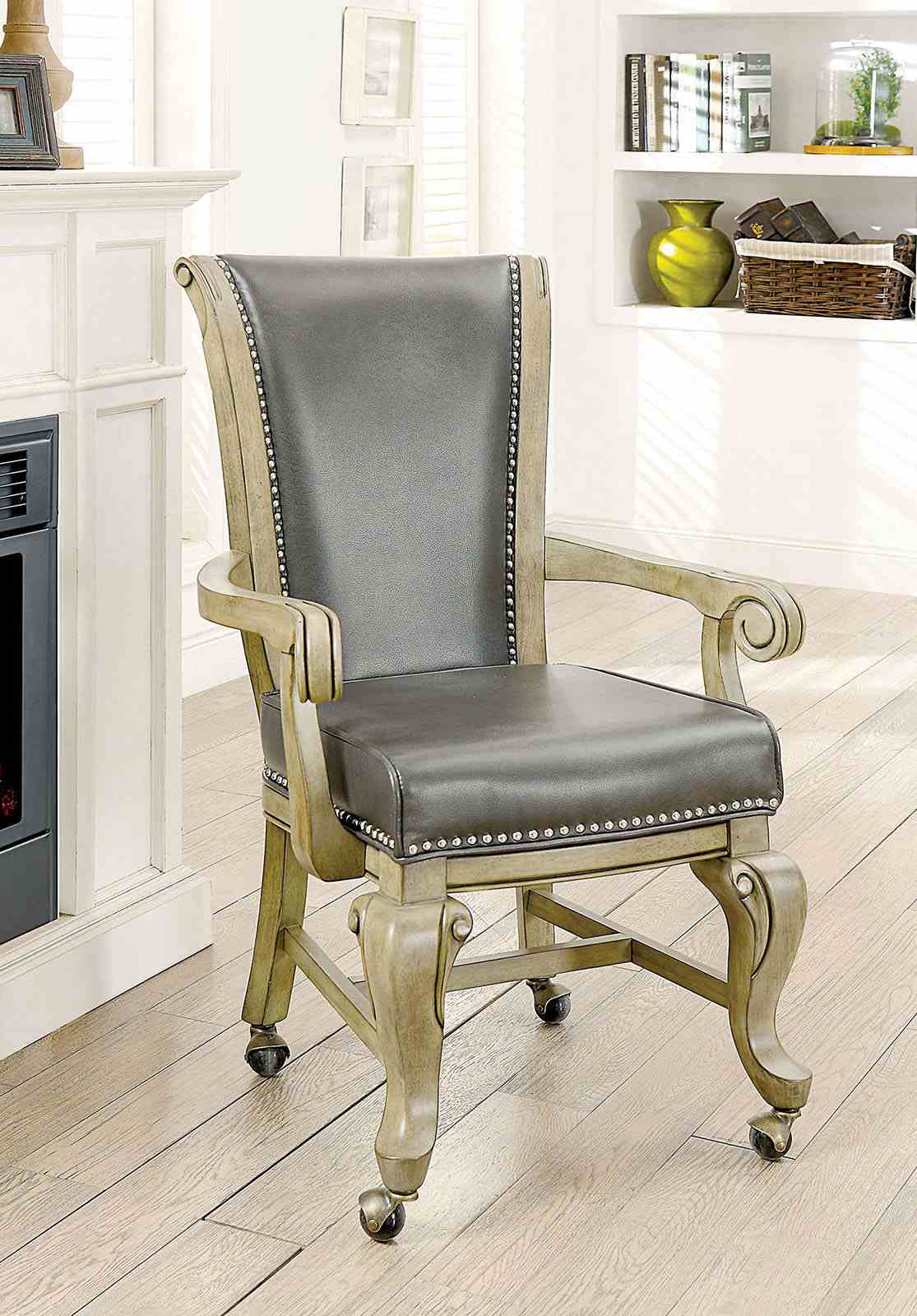 Melina Gray 7 Pc Dining Table Set from Furniture of America - Luna Furniture