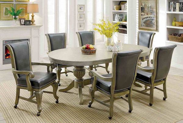Melina Gray 7-Piece Dining Room Set