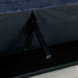 Saratoga Navy Futon Sofa from Furniture of America - Luna Furniture