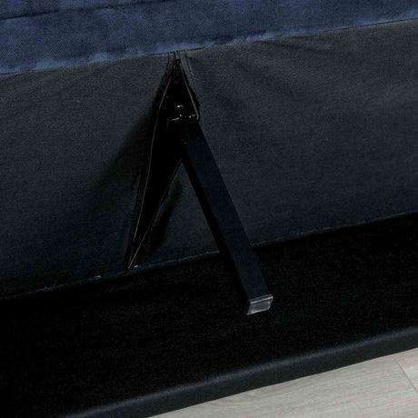 Saratoga Navy Futon Sofa from Furniture of America - Luna Furniture