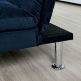 Saratoga Navy Futon Sofa from Furniture of America - Luna Furniture