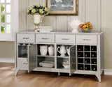 Diocles Silver Server from Furniture of America - Luna Furniture