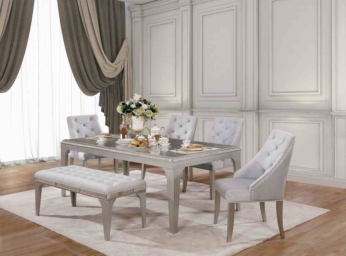 Diocles Silver Server from Furniture of America - Luna Furniture