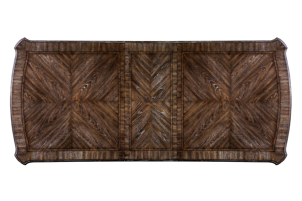 Arcadia Rustic Natural Tone/Ivory Extendable Dining Table from Furniture of America - Luna Furniture