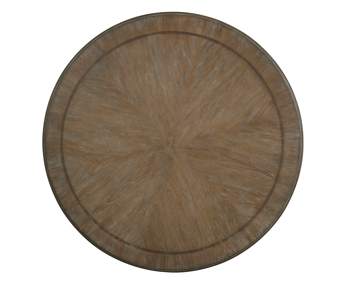 Arcadia Antique White/Ivory 5-Piece Round Dining Table Set from Furniture of America - Luna Furniture