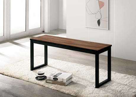 Tripoli Walnut/Black 3 Pc. Dining Set from Furniture of America - Luna Furniture