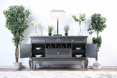Amina Gray Server from Furniture of America - Luna Furniture
