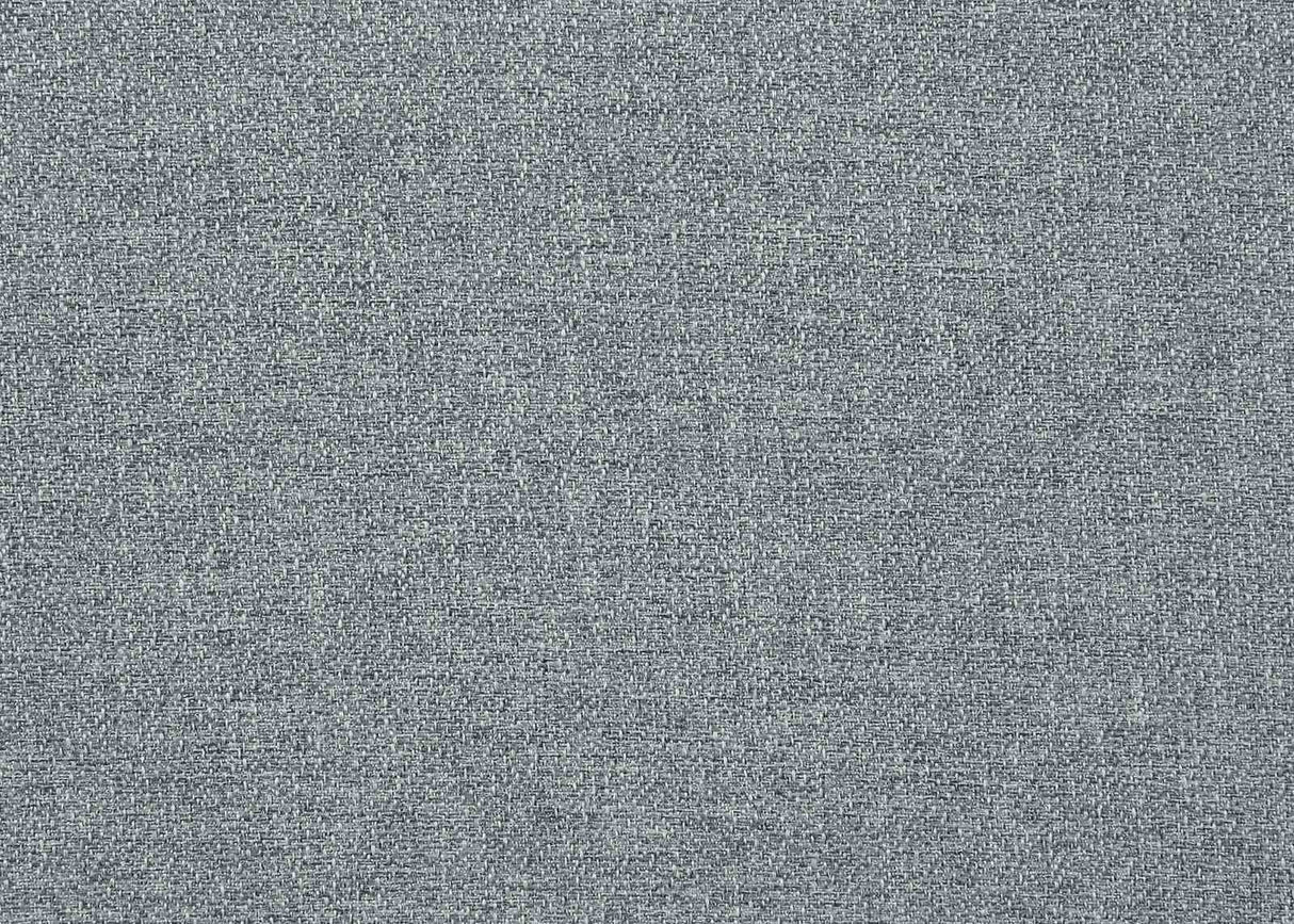 St Gallen chair upholstery swatch, light gray woven fabric texture close-up