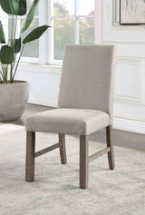 San Antonio Gray Rustic Expandable Dining Room Set from Furniture of America - Luna Furniture