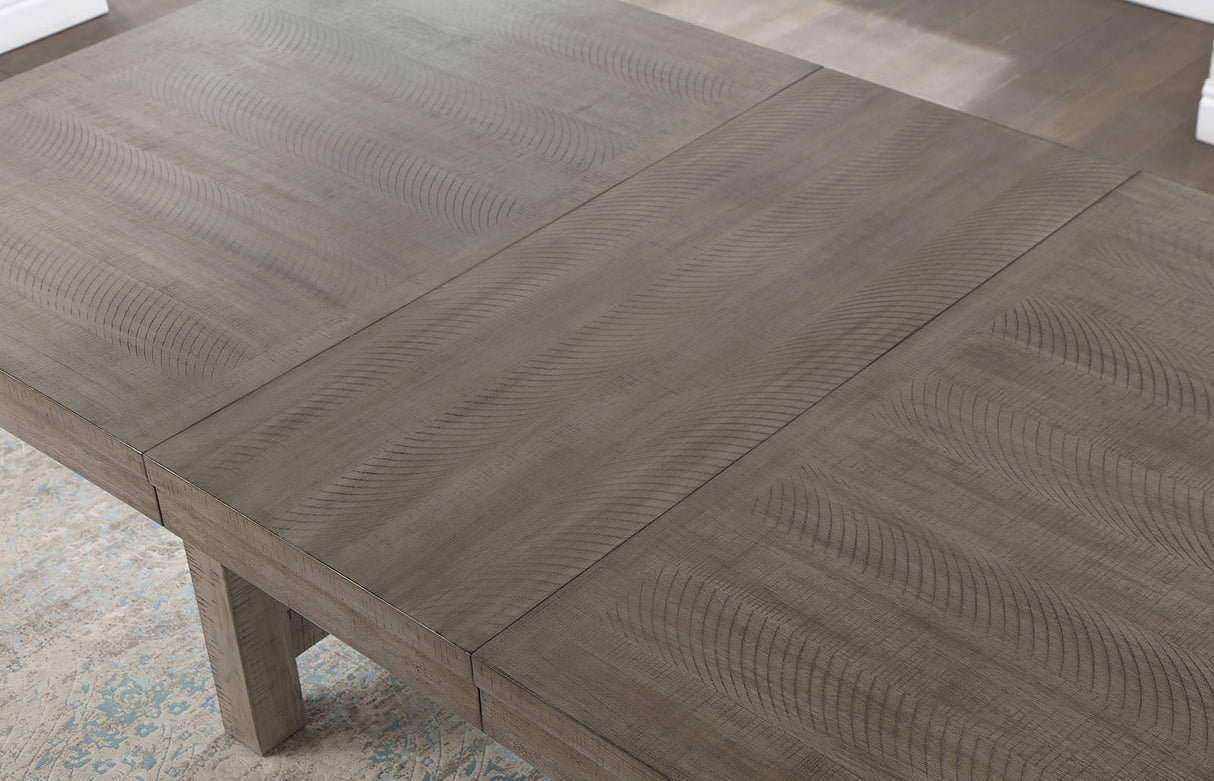 San Antonio Gray Rustic Expandable Dining Room Set from Furniture of America - Luna Furniture