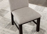 Umbria Antique Black/Gray Side Chair from Furniture of America - Luna Furniture