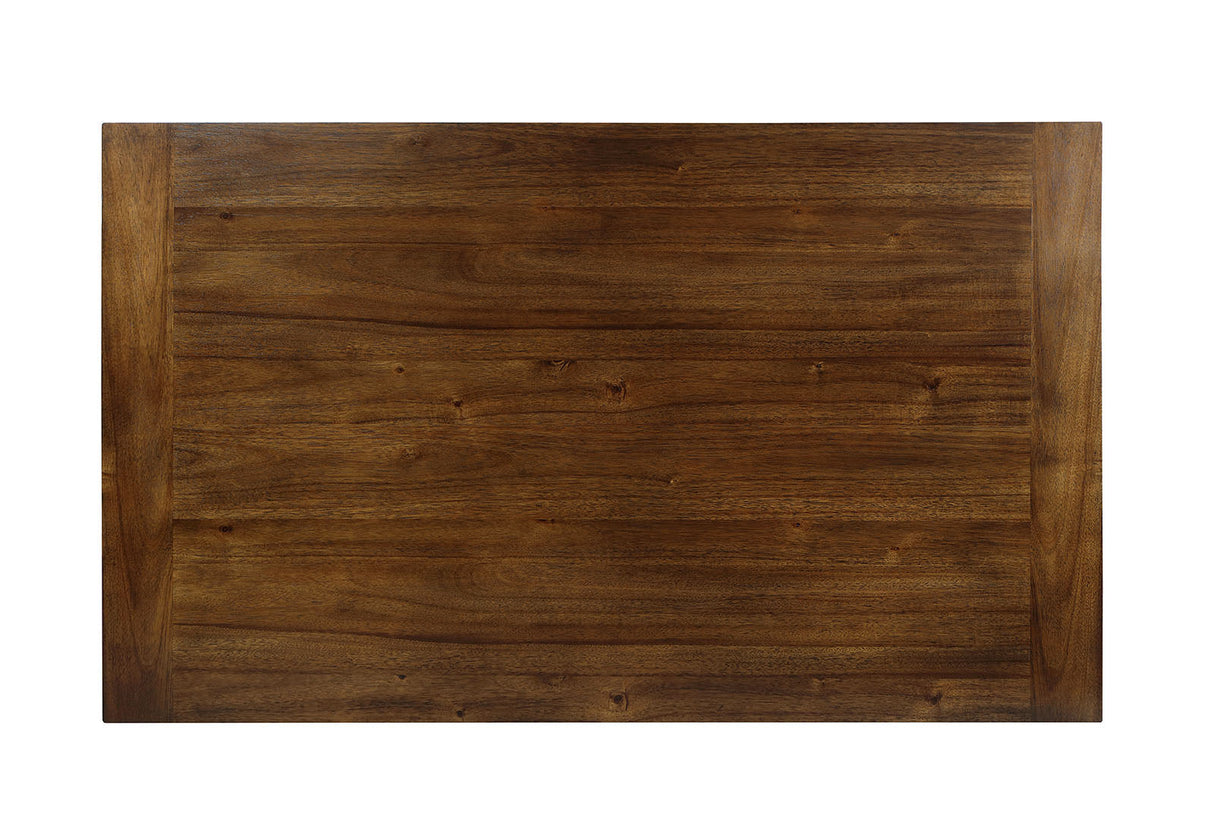 Medford Walnut/Beige 7 PC. Dining Table Set from Furniture of America - Luna Furniture