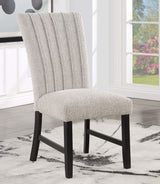 Alta Gray/Black Side Chair from Furniture of America - Luna Furniture