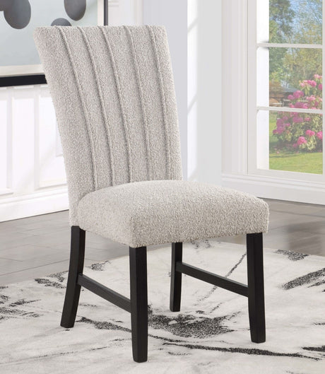 Alta Gray/Black Side Chair from Furniture of America - Luna Furniture