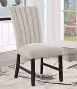 Kian White/Black 7 Pc Dining Table Set from Furniture of America - Luna Furniture