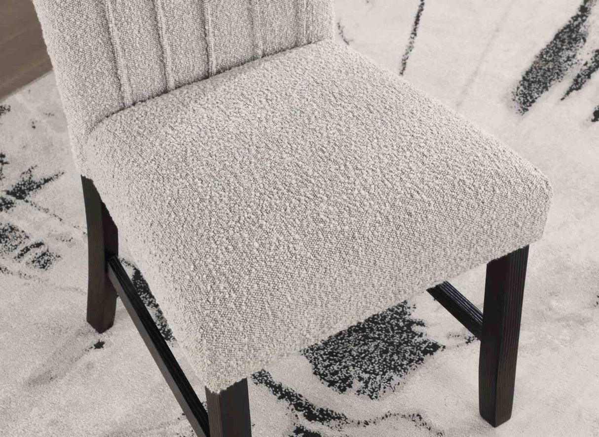 Alta Gray/Black Side Chair from Furniture of America - Luna Furniture