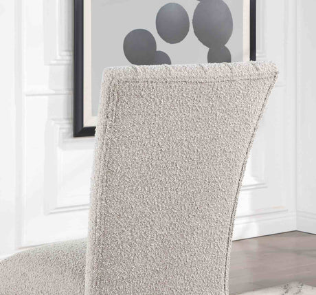 Alta Gray/Black Side Chair from Furniture of America - Luna Furniture