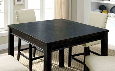 Kristie Antique Black 5 Pc. Counter Ht. Table Set from Furniture of America - Luna Furniture