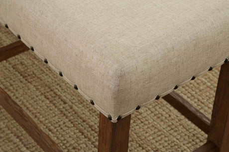 Sania Rustic Oak Bar Chair from Furniture of America - Luna Furniture