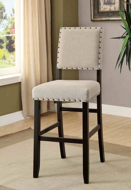 Sania Antique Black/Ivory 5-Piece Rustic Bar Table Set from Furniture of America - Luna Furniture