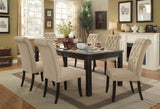Nerissa Antique Black 7 Pc Dining Table Set from Furniture of America - Luna Furniture