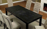 Mashall Beige/Antique Black Side Chair from Furniture of America - Luna Furniture