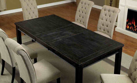 Mashall Beige/Antique Black Side Chair from Furniture of America - Luna Furniture