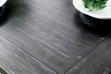 Sania Antique Black/Beige 84" Dining Table from Furniture of America - Luna Furniture