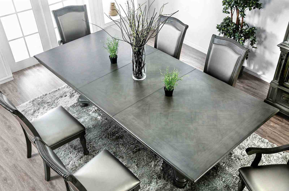 Alpena Gray Dining Table from Furniture of America - Luna Furniture