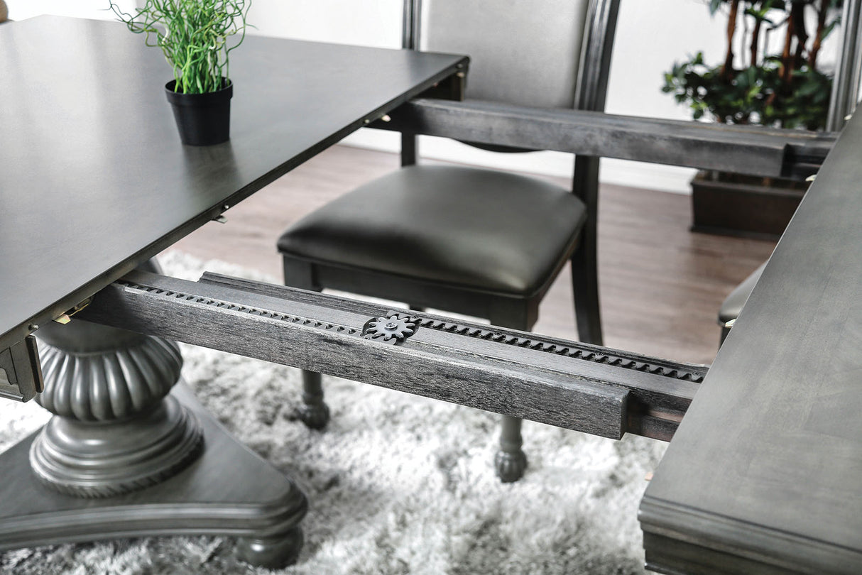 Alpena Gray Dining Table from Furniture of America - Luna Furniture