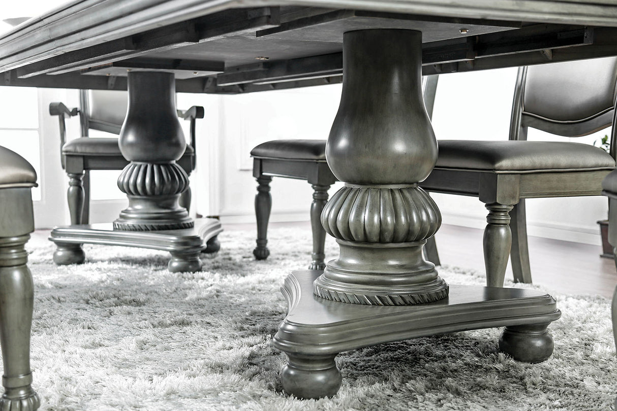 Alpena Gray Dining Table from Furniture of America - Luna Furniture