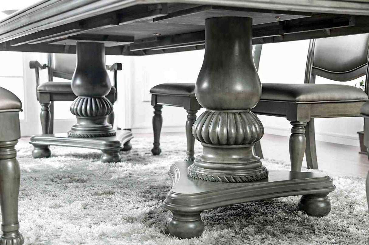 Alpena Gray Dining Table from Furniture of America - Luna Furniture