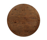 Auletta Distressed White/Distressed Dark Oak Round Dining Table from Furniture of America - Luna Furniture