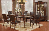 Sylvana Brown Cherry/Espresso 7 Pc Dining Table Set from Furniture of America - Luna Furniture