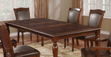 Sylvana Brown Cherry/Espresso 7 Pc Dining Table Set from Furniture of America - Luna Furniture