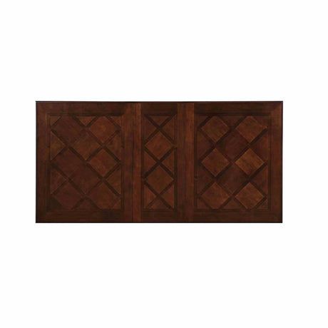 Sylvana Brown Cherry/Espresso 7-Piece Dining Room Set from Furniture of America - Luna Furniture