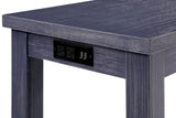 Caerleon Antique Blue/Gray 3 Pc. Counter Ht. Set from Furniture of America - Luna Furniture