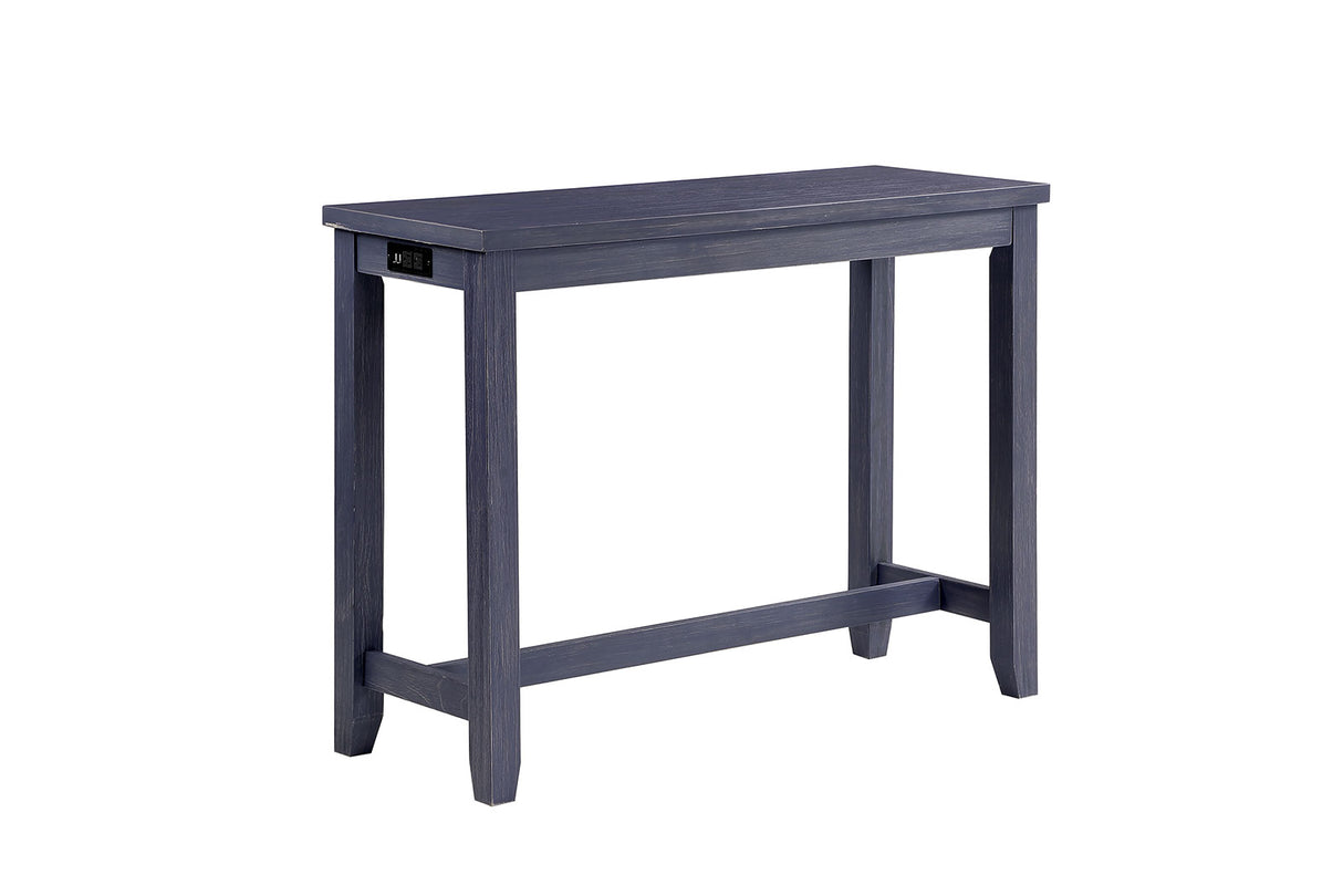 Caerleon Antique Blue/Gray 3 Pc. Counter Ht. Set from Furniture of America - Luna Furniture